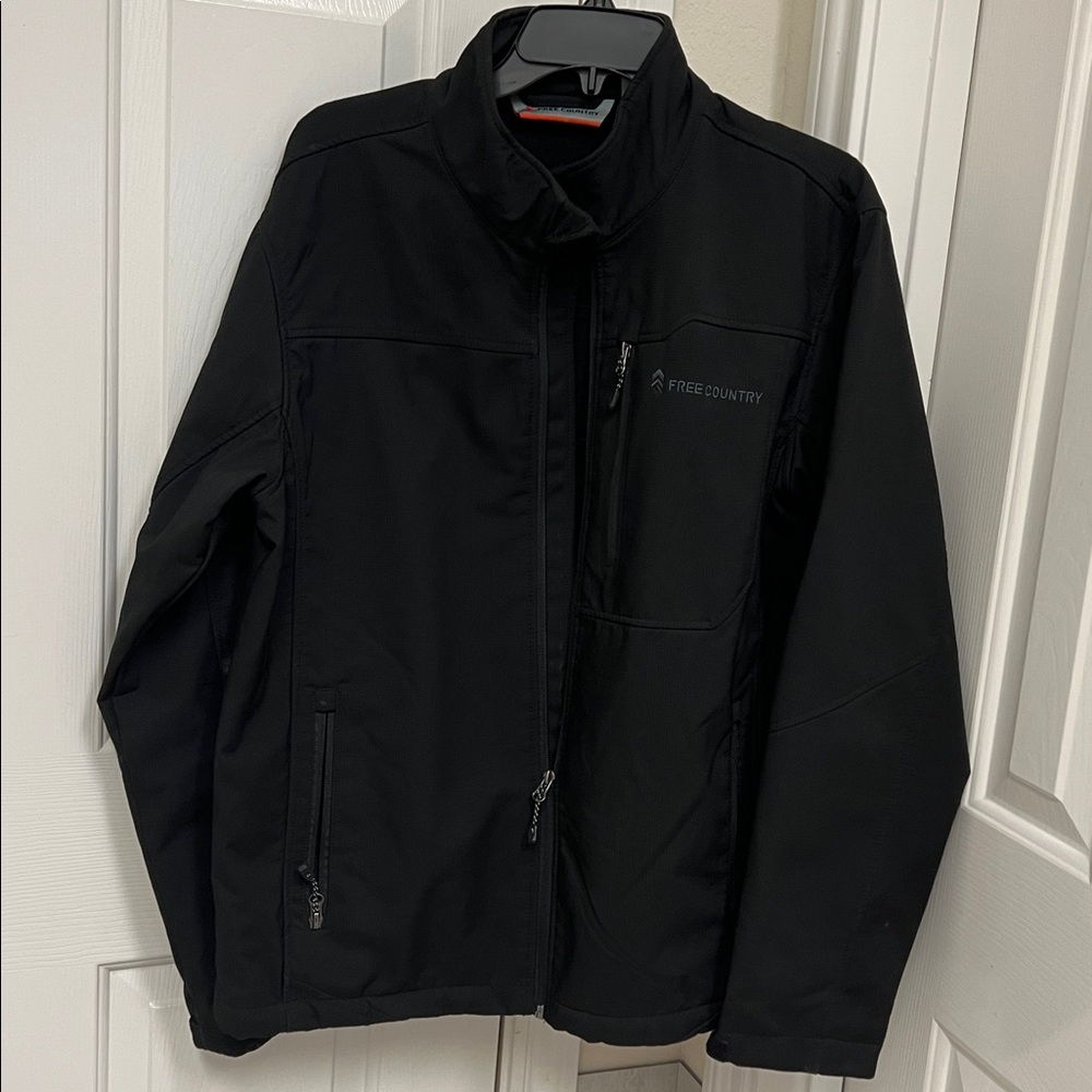 Free Country Classic Black Softshell Jacket